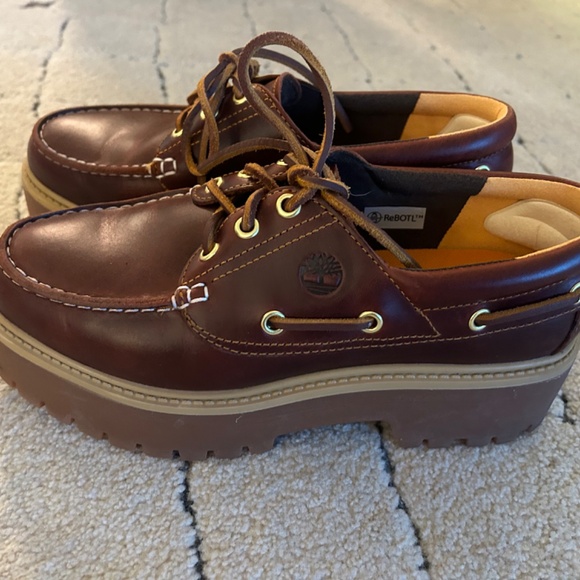 Women’s platform Timberland boat shoes - 8.5 - Picture 6 of 6